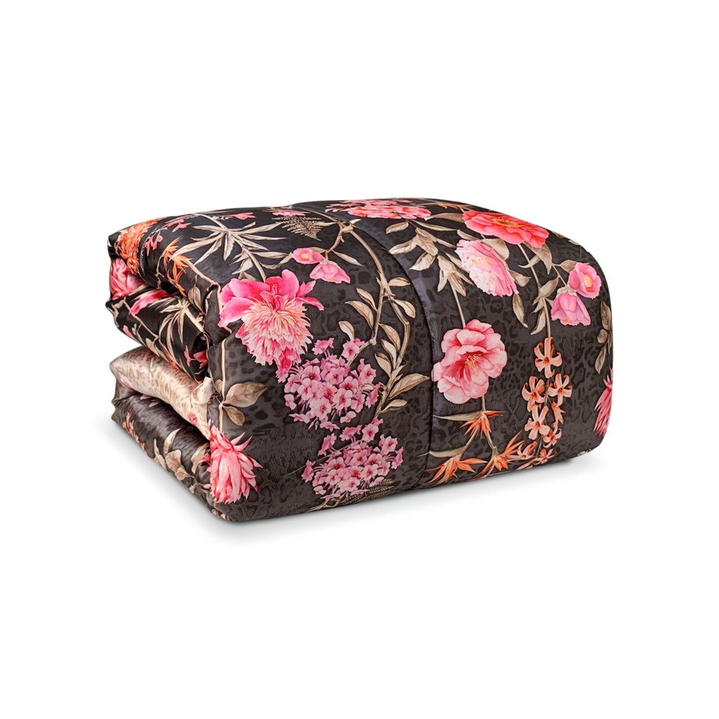 Trapunta raso Renato Balestra Fiori piumone invernale letto matrimoniale 5576