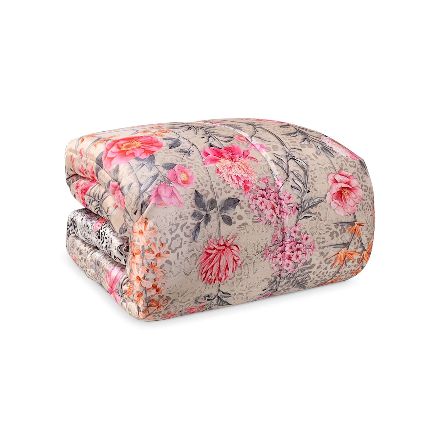 Trapunta raso Renato Balestra Fiori piumone invernale letto matrimoniale 5576