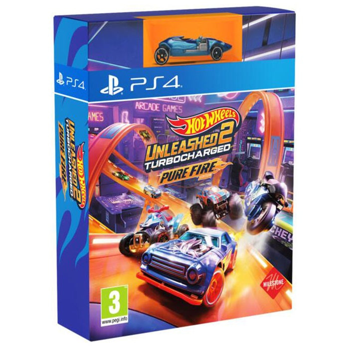Hot Wheels Unleashed 2 Turbocharged Pure Fire Edition PS4 Video Game PS4 PAL ITA