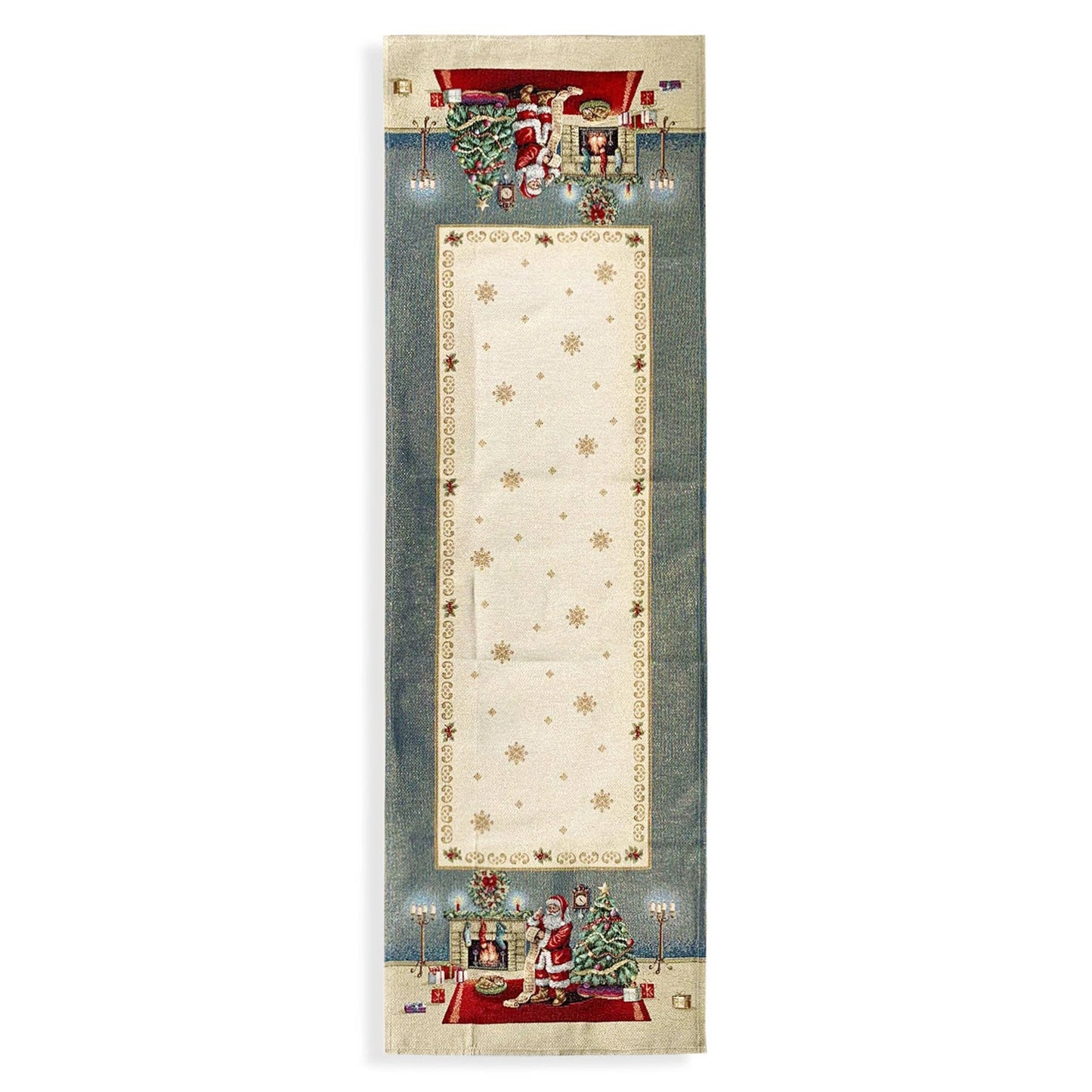 Runner natalizio 47x140cm decorazioni Centrotavola Natale Maestri Cotonieri 5625