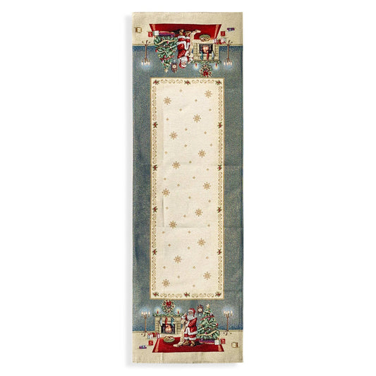 Runner natalizio 47x140cm decorazioni Centrotavola Natale Maestri Cotonieri 5625