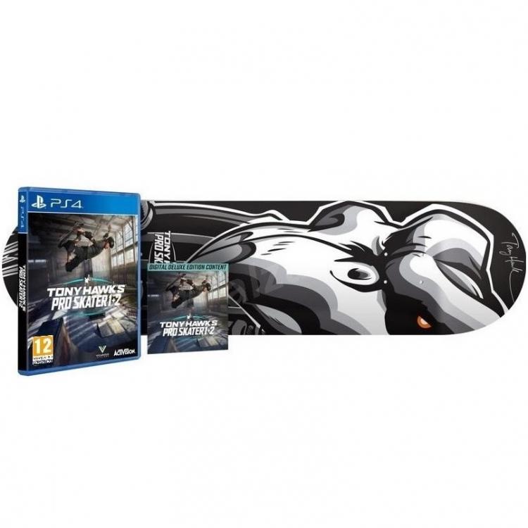 Tony Hawk's Pro Skater 1+2 PS4 |Collector's Edition + Skateboard| Playstation 4