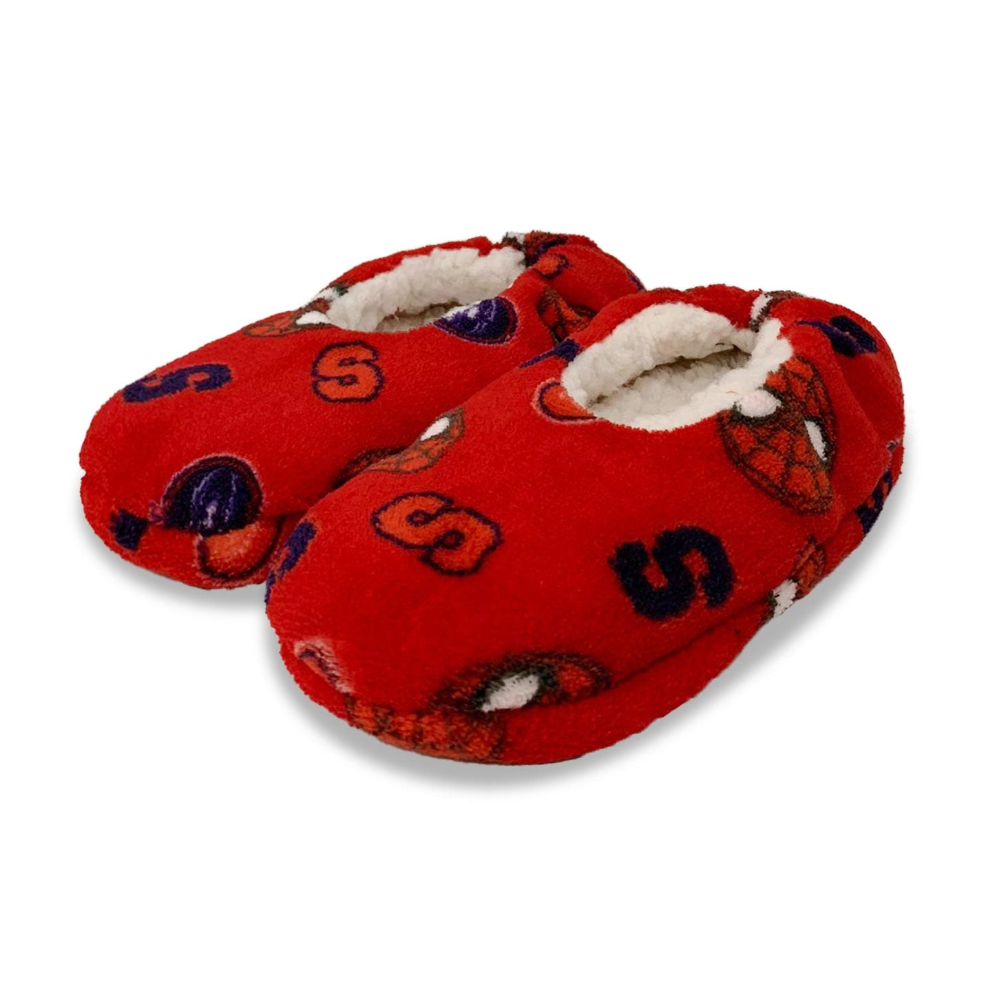 Pantofole invernali chiuse Marvel Spiderman antiscivolo peluche bambino 5673