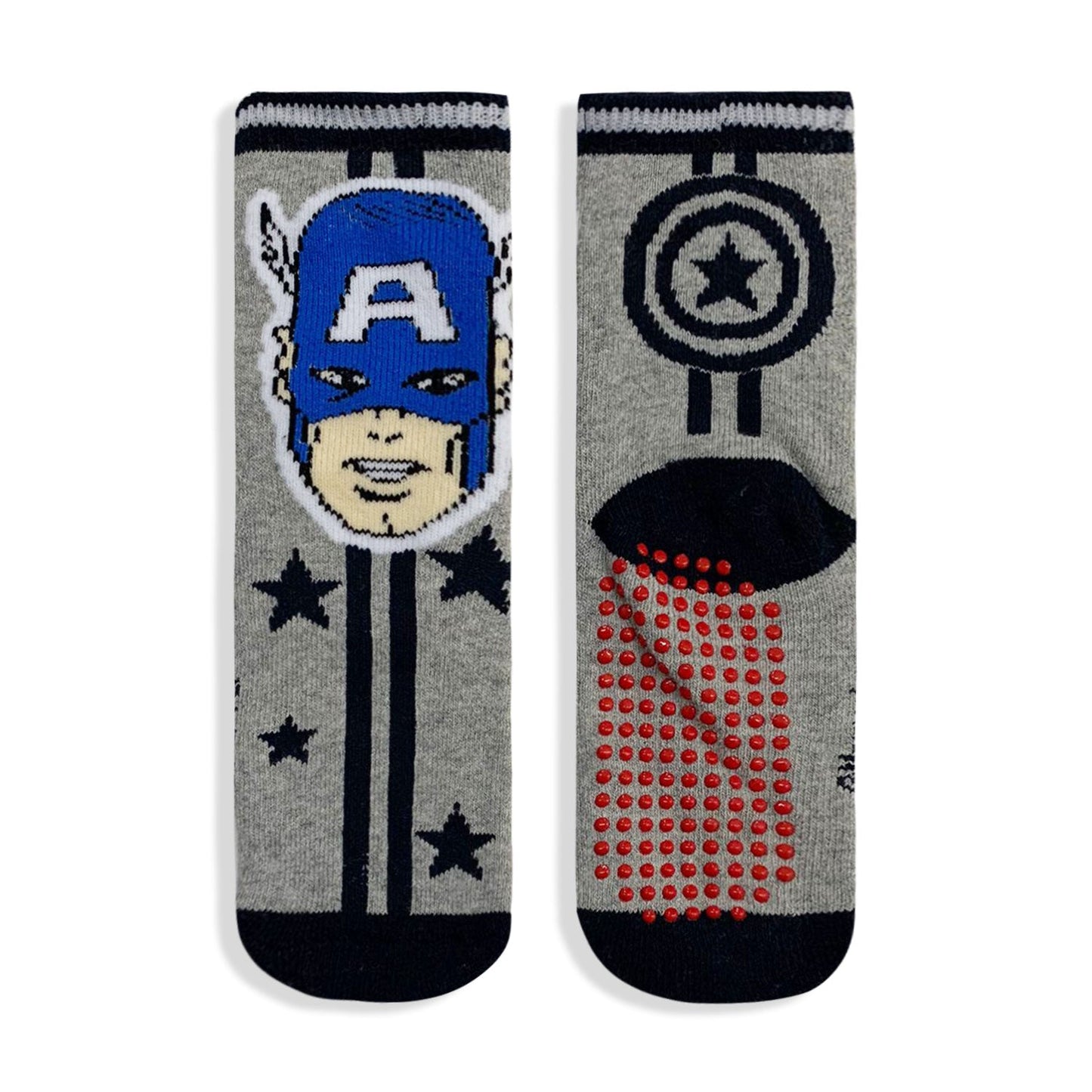 Calzini antiscivolo bambino Marvel Avengers Capitan America Iron Man 5684