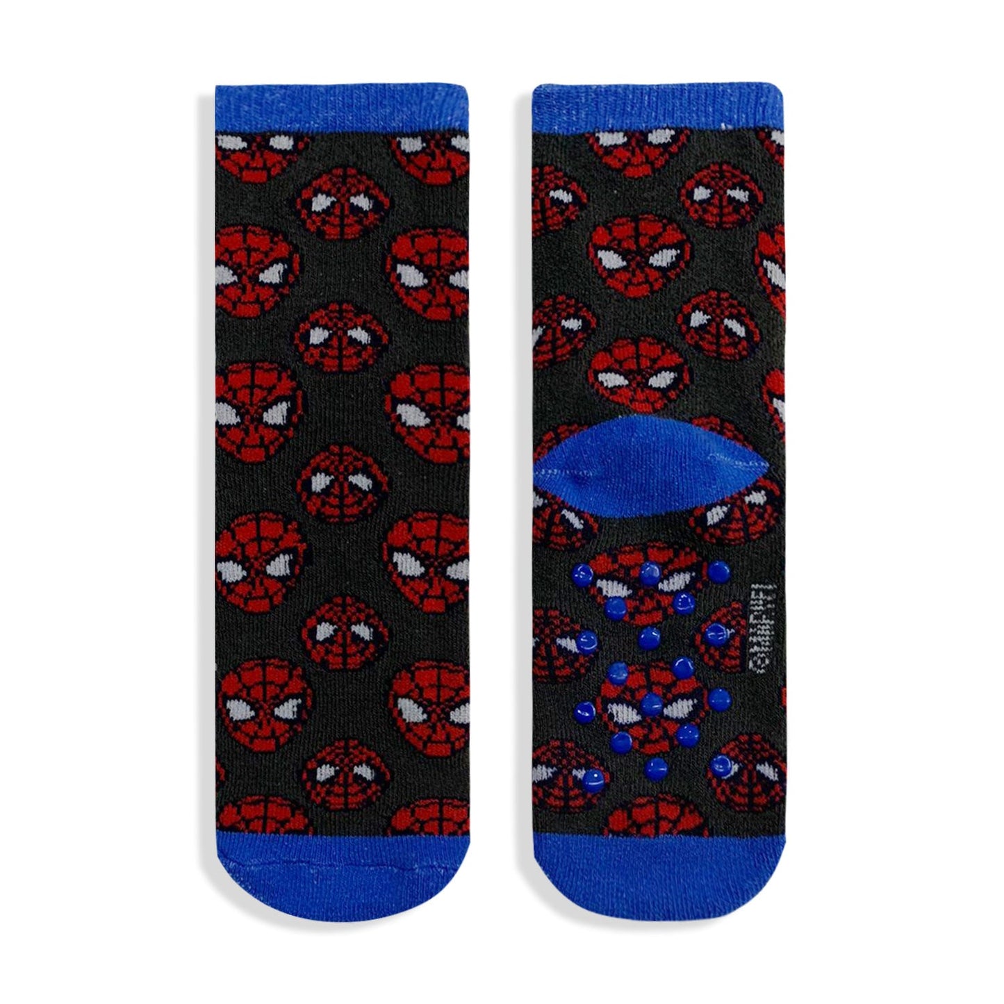 Calzini antiscivolo bambino Marvel Spiderman in cotone 5687