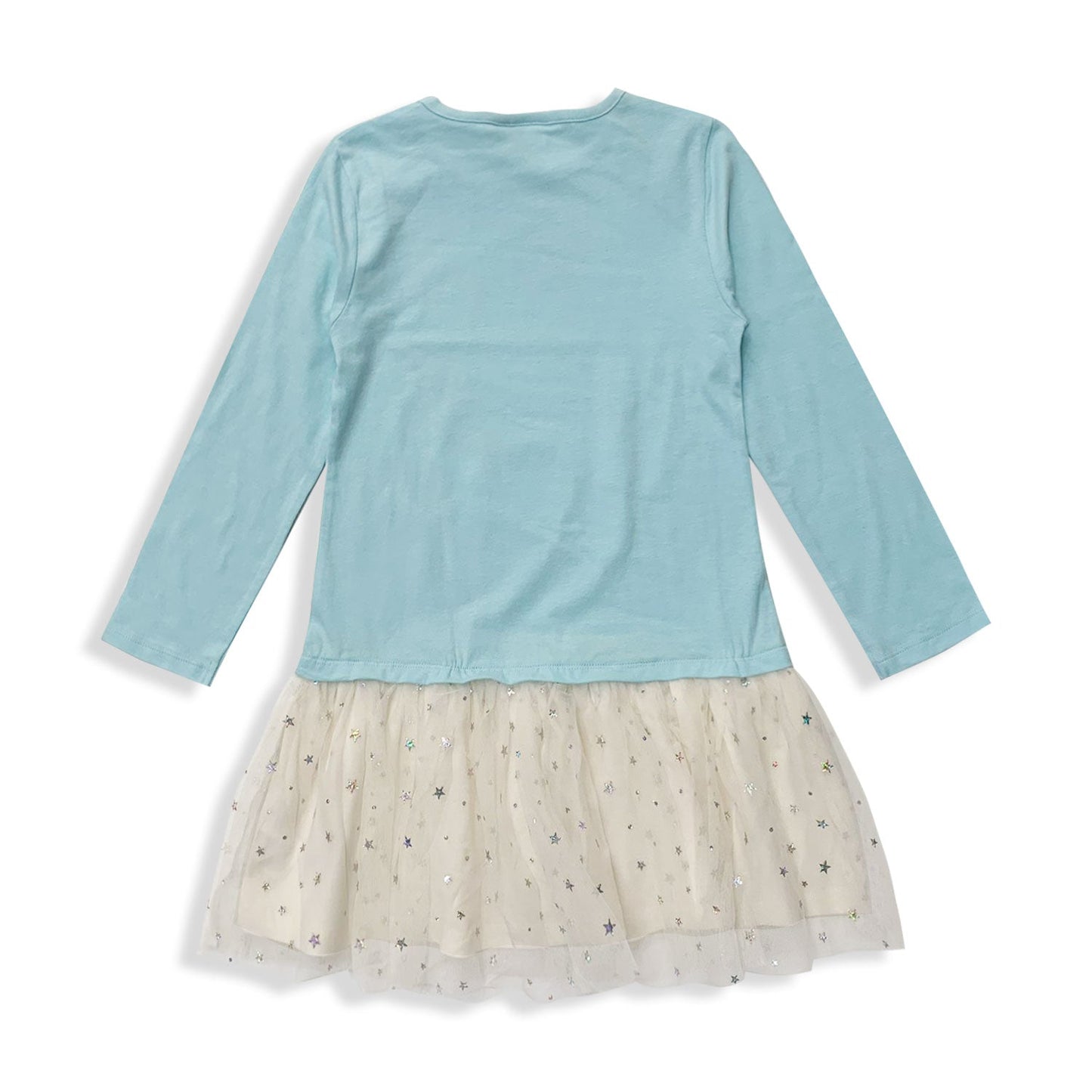 Abito bambina Disney Frozen vestitino stampato con gonna tulle brillantini 5692