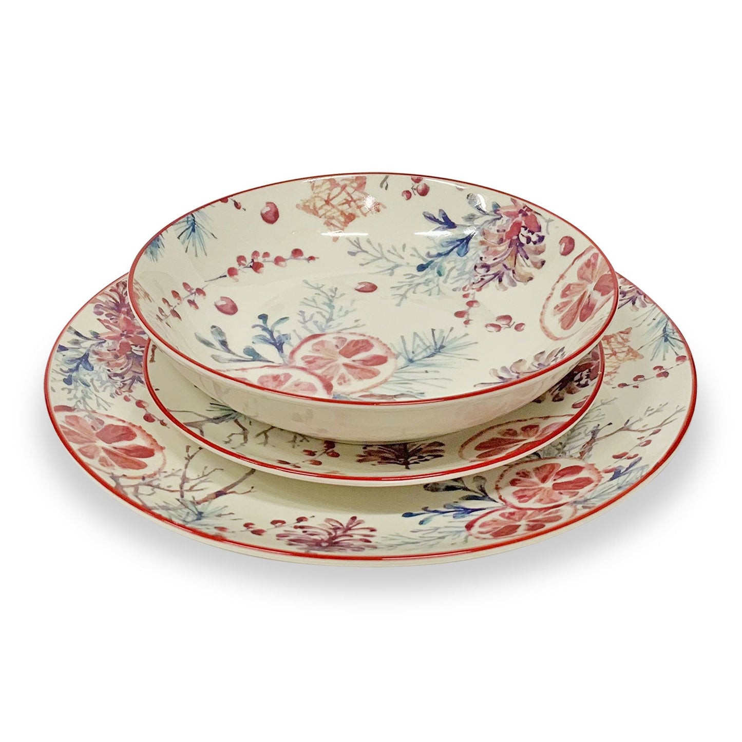 Servizio di 18 piatti Bonnie Nuvole di Stoffa in porcellana Shabby Chic 5703