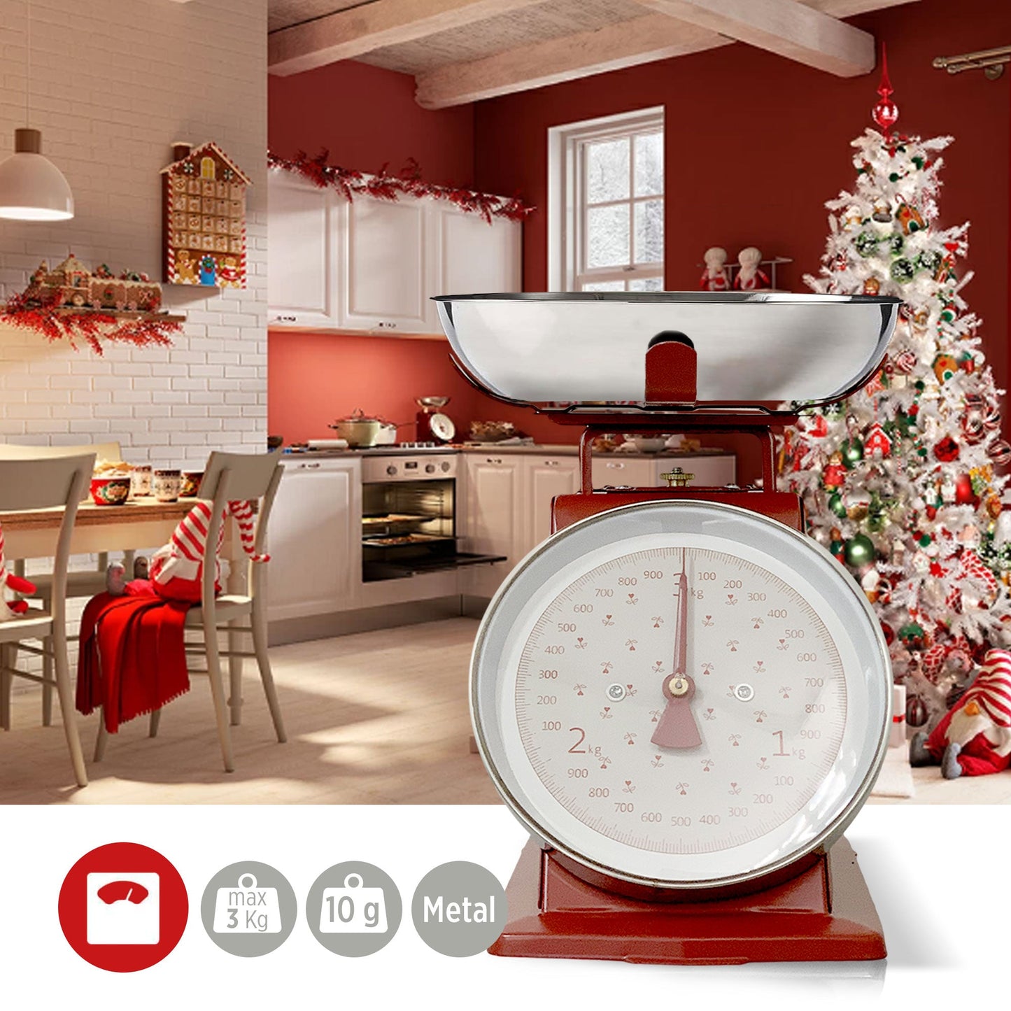 Bilancia da cucina Nuvole di Stoffa stile Retrò Shabby chic C'era una volta 5708