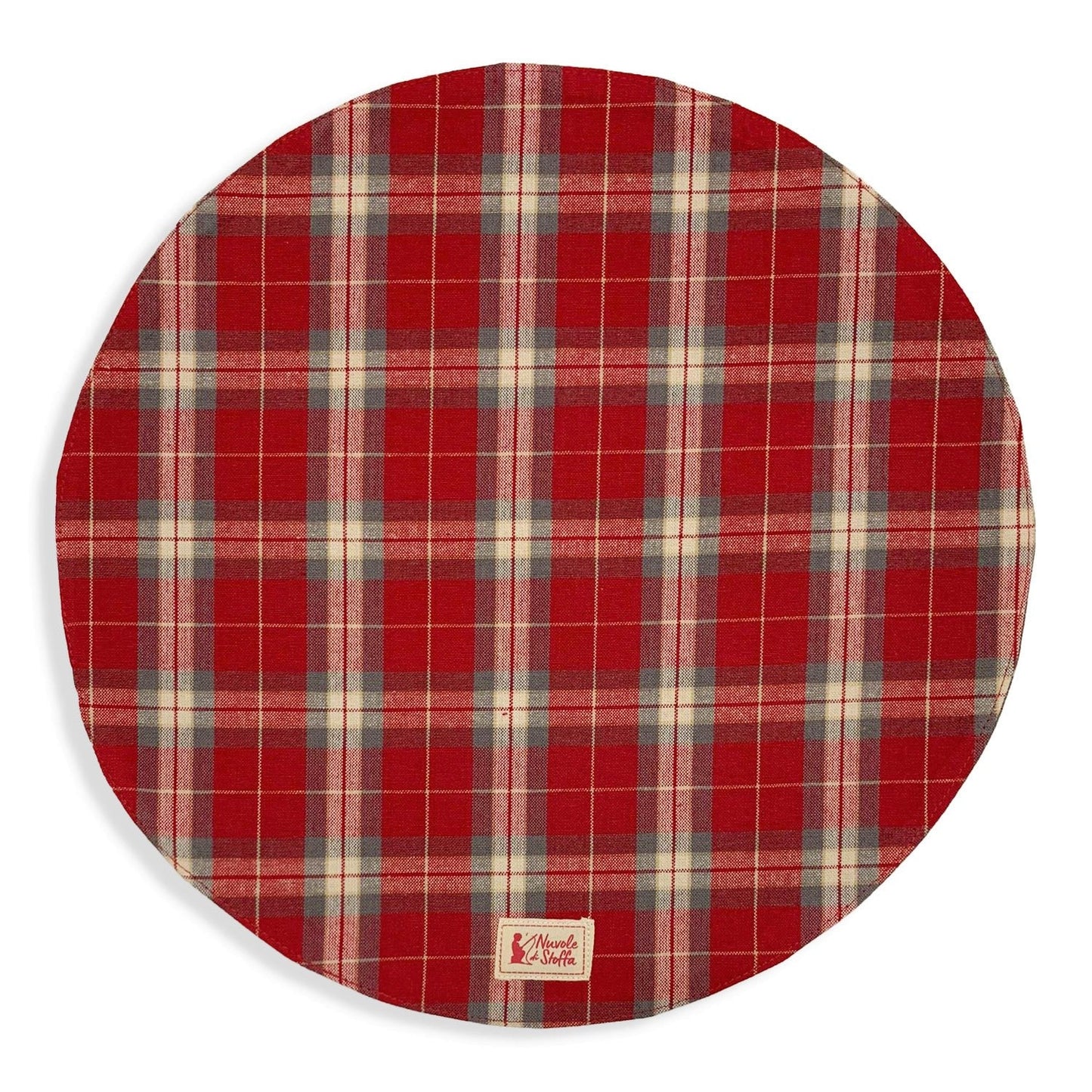 Tovaglietta natalizia americana tonda Nuvole di Stoffa decoro Natale Bonnie 5719