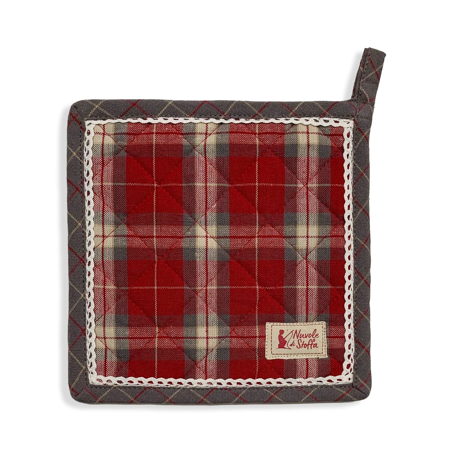 Presina da forno natalizia Nuvole di Stoffa in cotone decoro Natale Bonnie 5723