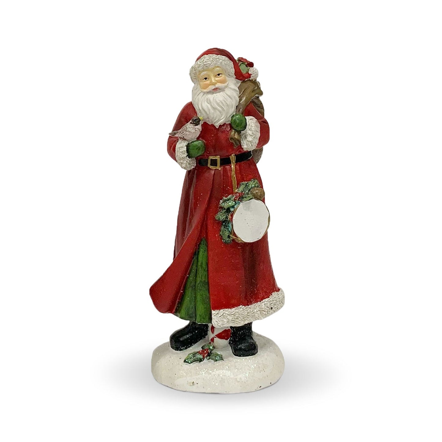 Decorazione natalizia in resina statuina Babbo Natale Idea Regalo Casa 18cm 5746