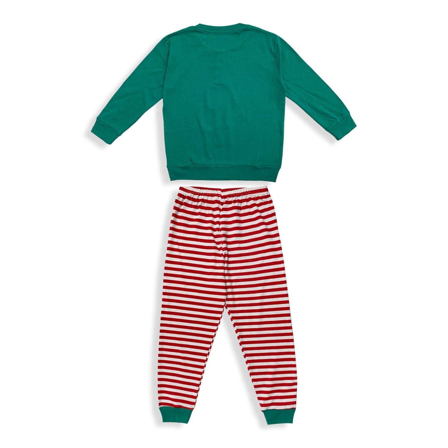 Pigiama natalizio bambina lungo bimba Elfo Natale caldo cotone Oronero 5778