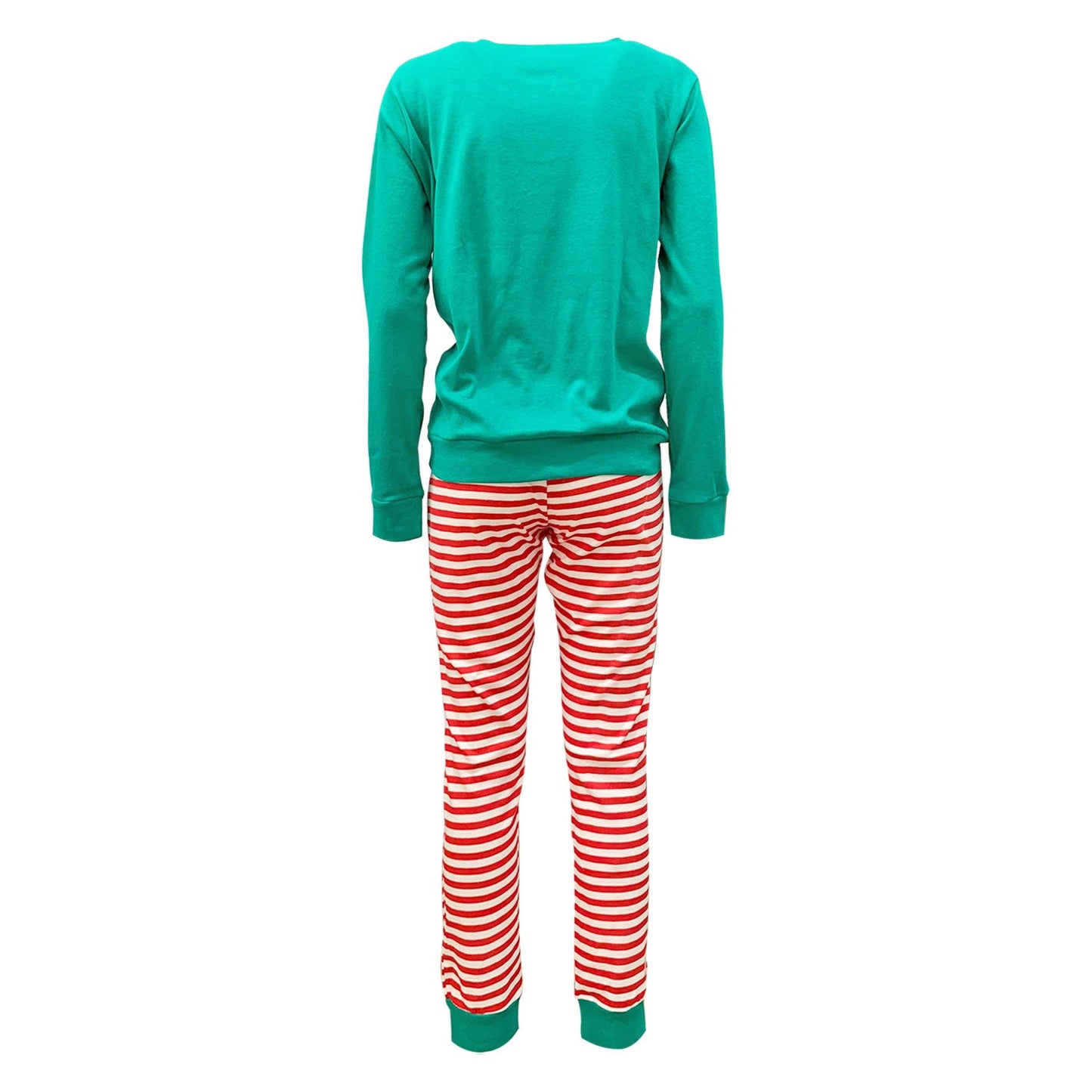 Pigiama natalizio donna lungo ragazza Elfo Natale caldo cotone Oronero 5780