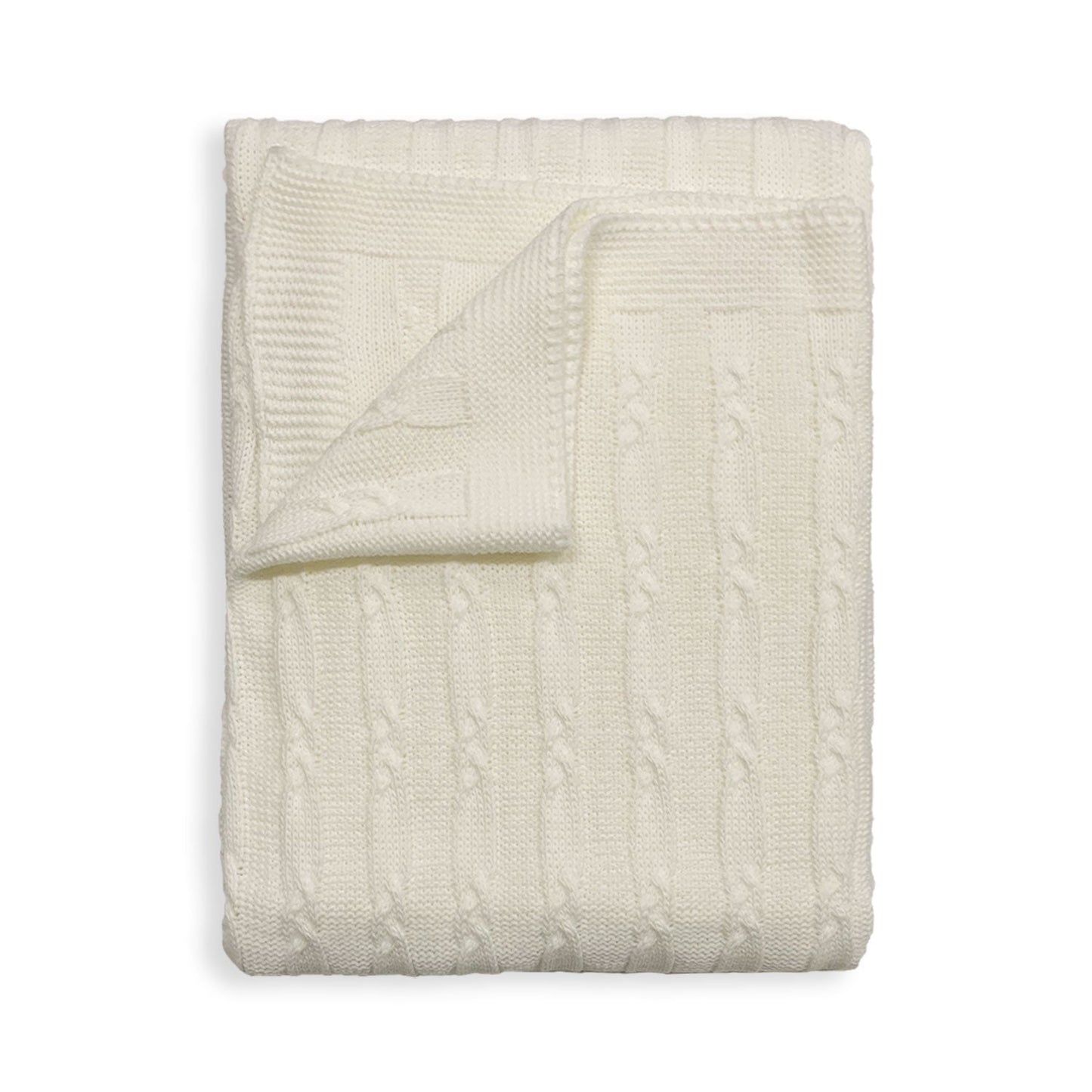 Copertina Neonato effetto lana Culla Carrozzina Nazareno Gabrielli treccia 5794