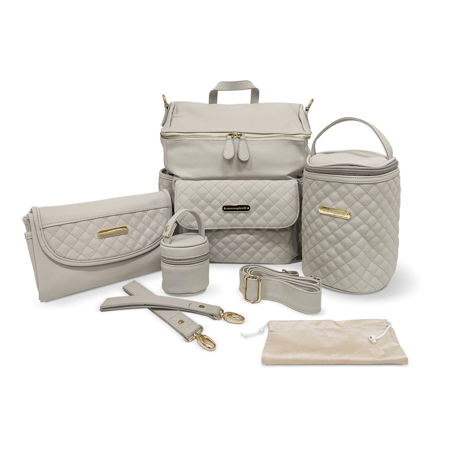 Set Borsa fasciatoio per nascita Neonato Nazareno Gabrielli in ecopelle 5805