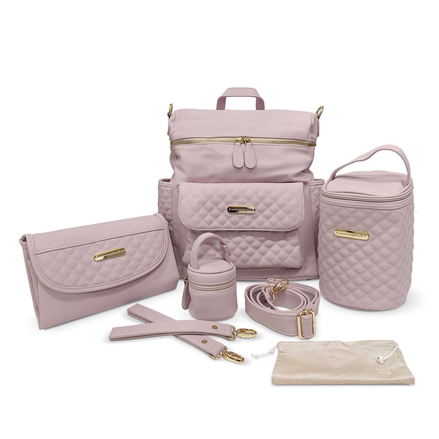 Set Borsa fasciatoio per nascita Neonato Nazareno Gabrielli in ecopelle 5805