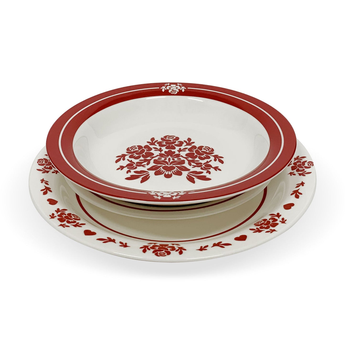 Servizio di 18 piatti natalizi Nuvole di Stoffa in porcellana Favole Natale 5819