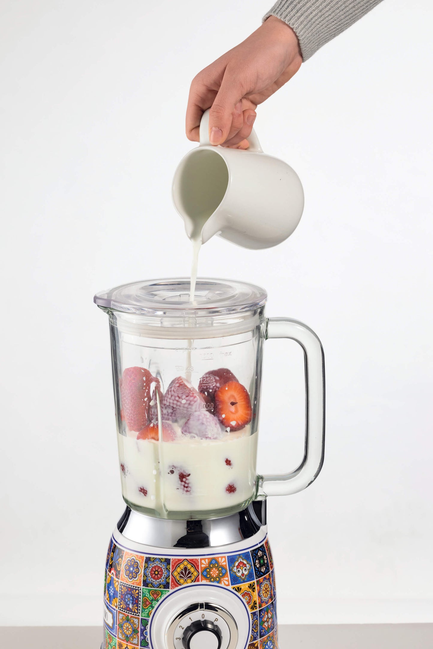 Frullatore con Tazza in Vetro Positano
