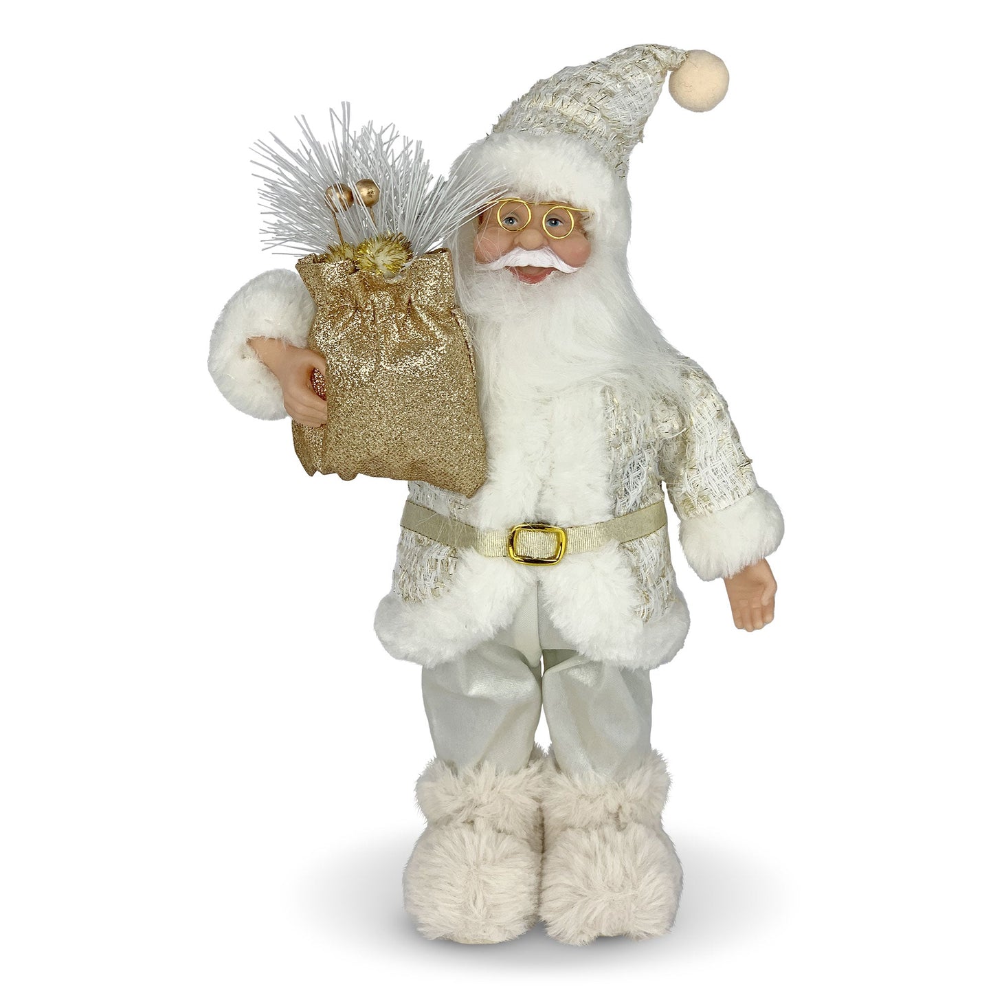Decorazione natalizia Babbo Natale in piedi peluche Idea Regalo arredo 5858