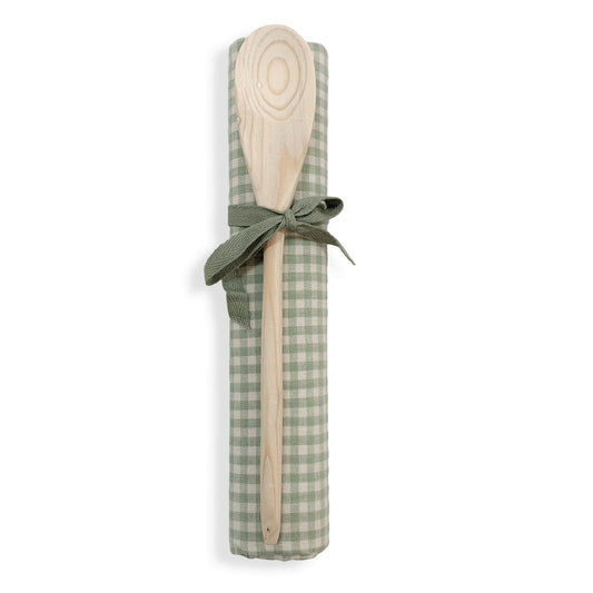 Set Strofinaccio e mestolo Nuvole di Stoffa Idea Regalo vichy cotone Tati 5988