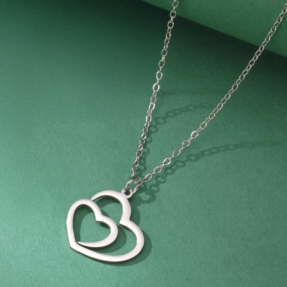 Collana Due Cuori Uniti - A mia moglie