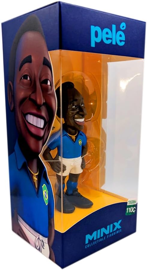 Minix Pele' (Brazil Kit 2) Football Legends (110C) Figure Statuetta Statua 12Cm