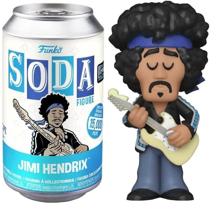 Funko Soda - Rocks Jimi Hendrix Vinyl Figure Cantante Singer Anni 50-60
