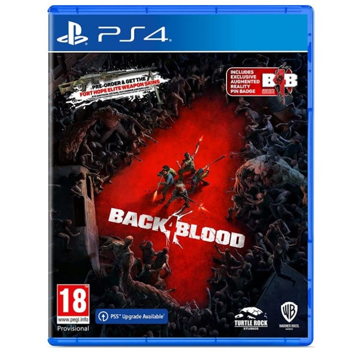 BACK 4 BLOOD PS4 GIOCO ITALIANO VIDEOGIOCO PLAYSTATION 4 EU PS5 NUOVO SIGILLATO