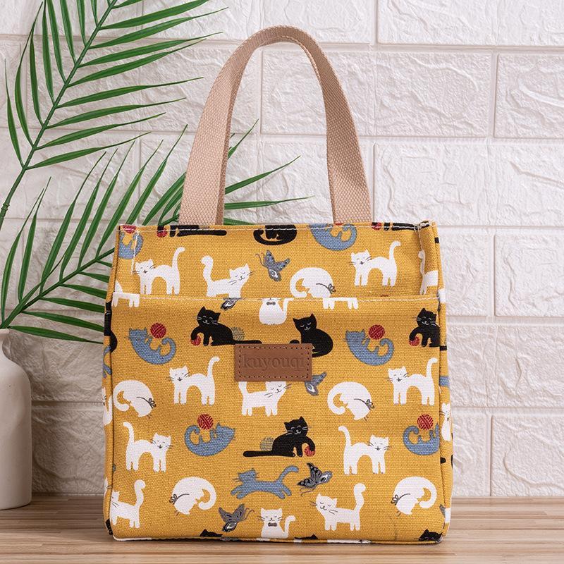 Borsa Termica in Alluminio Ispessimento Portatile Tela Isolante