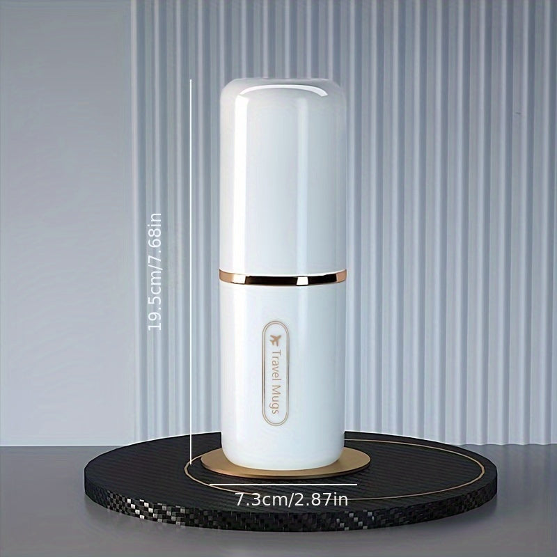 Luxury Portable Travel Toothbrush Holder Set with Cup - Unscented, Elegant Toothbrush Storage Case with Lid, Creative Convenient Toothbrush Cup for Trips - Duo Pack