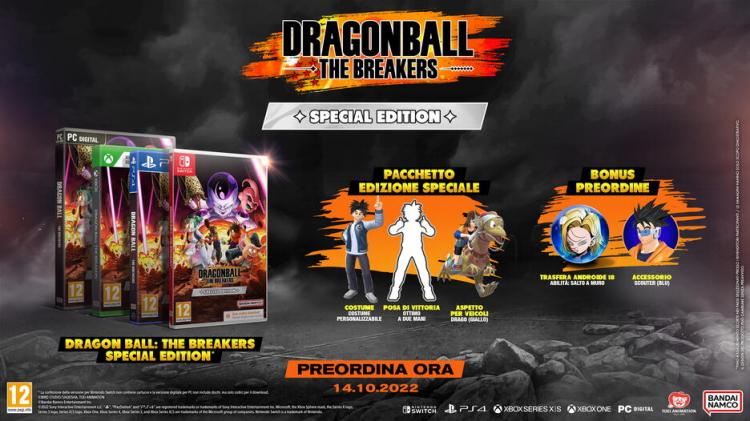Dragon Ball: The Breakers Special Edition Ps4 Gioco Italiano Playstation 4 / Ps5
