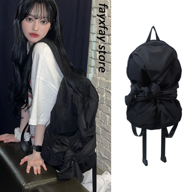 Lace-up Backpack Daily Practical Large Capacity