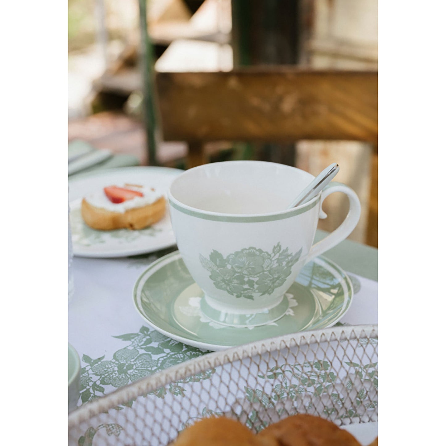 Tazza in porcellana Nuvole di Stoffa retrò Shabby chic Chloe 445ml 6016