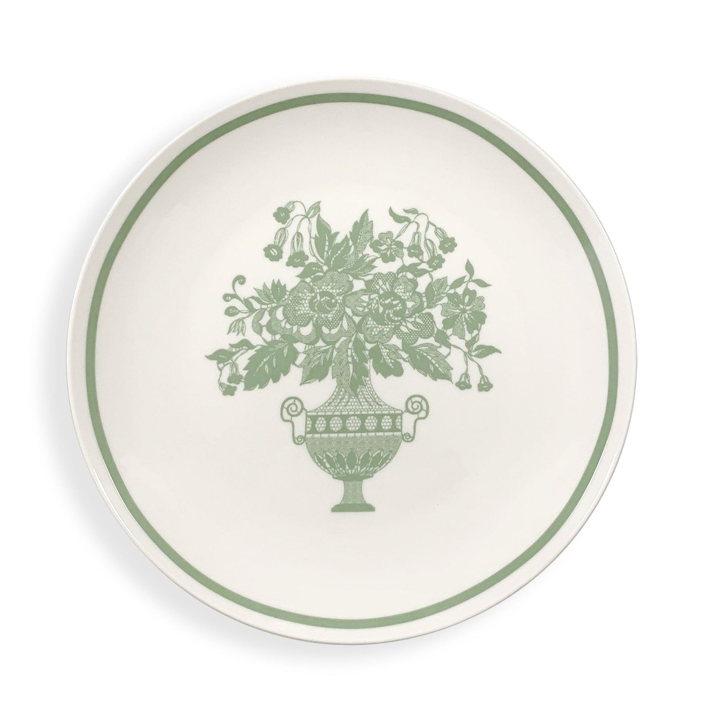 Servizio piatti da dessert Nuvole di Stoffa Shabby Chic Chloe fiori 6pz 6017