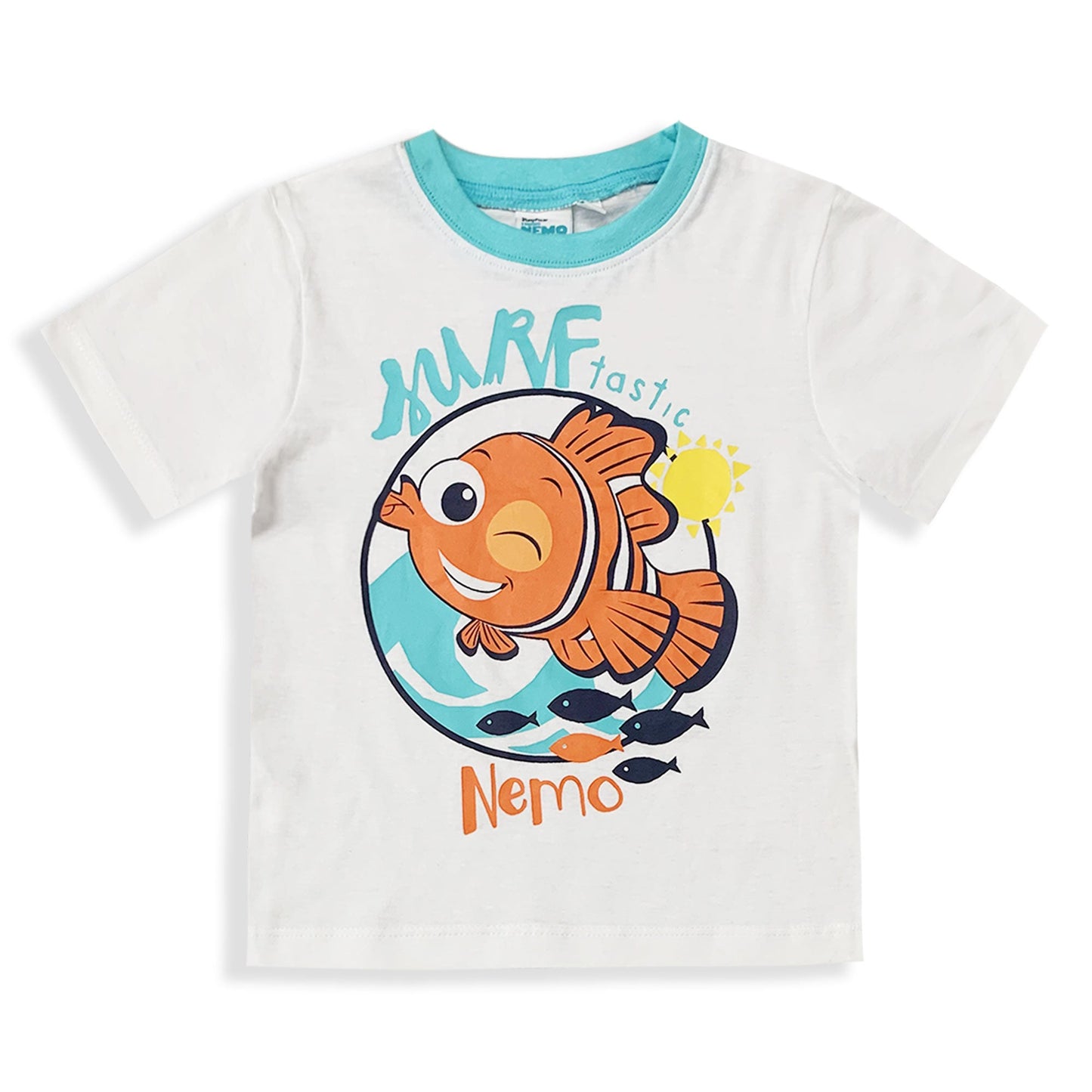 Pigiama bambino Disney Nemo t-shirt e pantaloncino in cotone estivo 6029