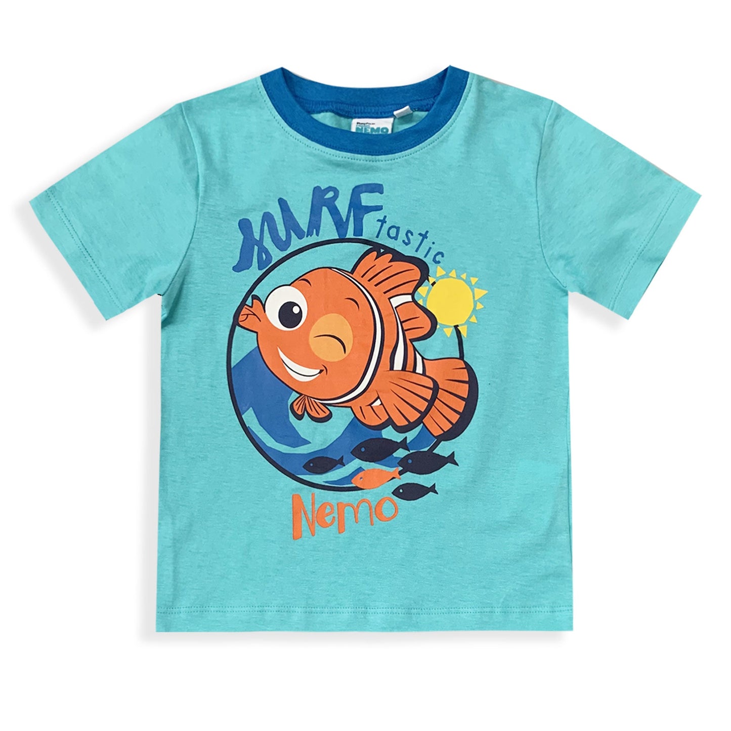 Pigiama bambino Disney Nemo t-shirt e pantaloncino in cotone estivo 6029