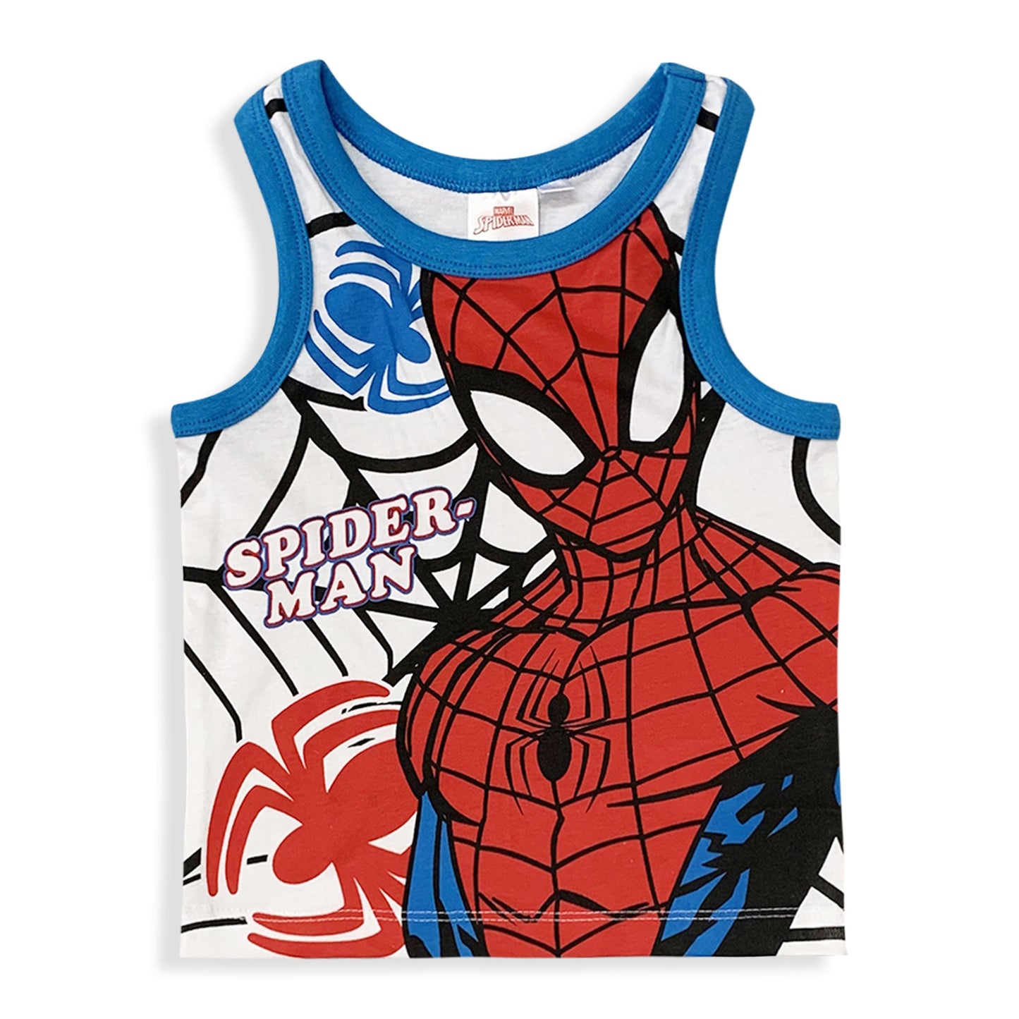 Pigiama bambino Marvel Spiderman canotta e pantaloncino in cotone stampato 6031