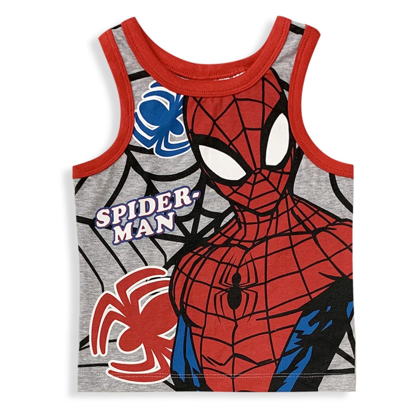 Pigiama bambino Marvel Spiderman canotta e pantaloncino in cotone stampato 6031