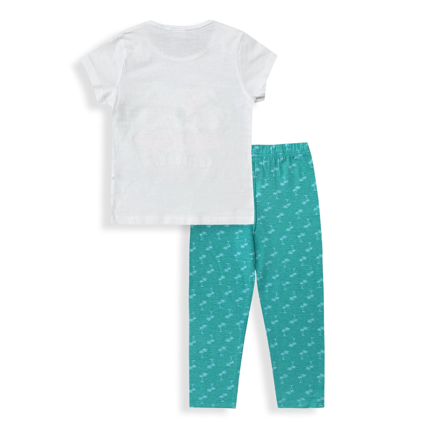 Pigiama bambina Disney Minnie Mouse pantalone lungo in cotone con glitter 6033