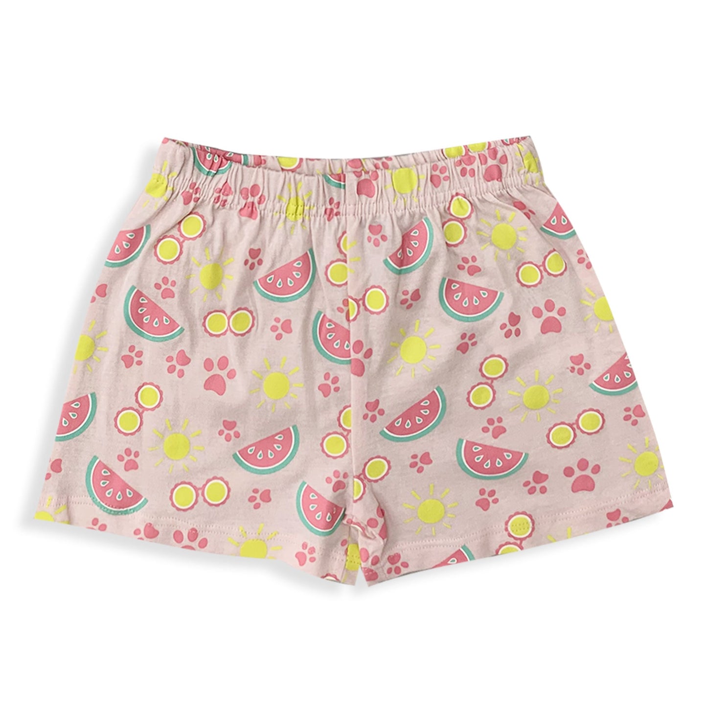 Pigiama bambina Paw Patrol t-shirt pantaloncino in cotone estivo 6035