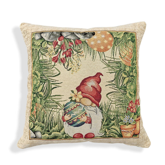 Cuscino arredo pasquale in gobelin Vingi 45x45 decorazione Pasqua dis.8 6055