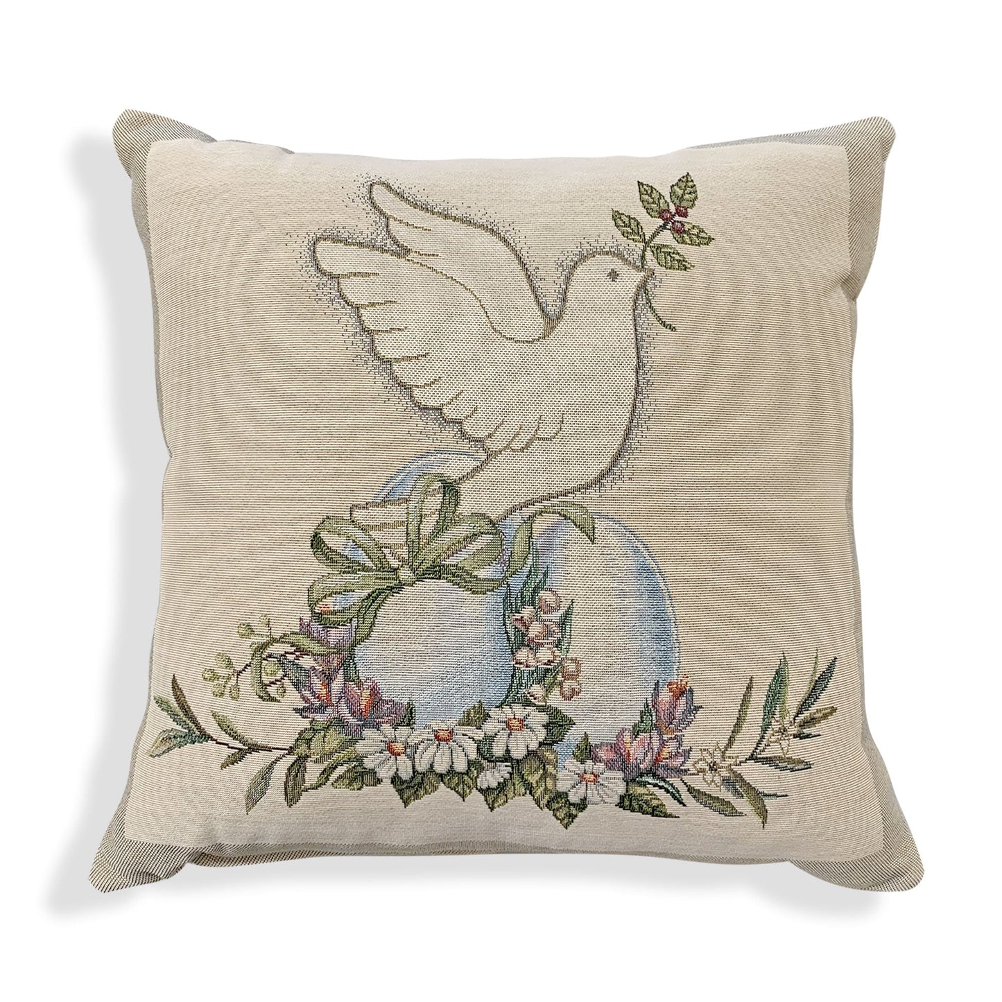 Cuscino arredo pasquale in gobelin Vingi 45x45 decorazione Pasqua dis.5 6059