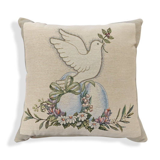 Cuscino arredo pasquale in gobelin Vingi 45x45 decorazione Pasqua dis.5 6059