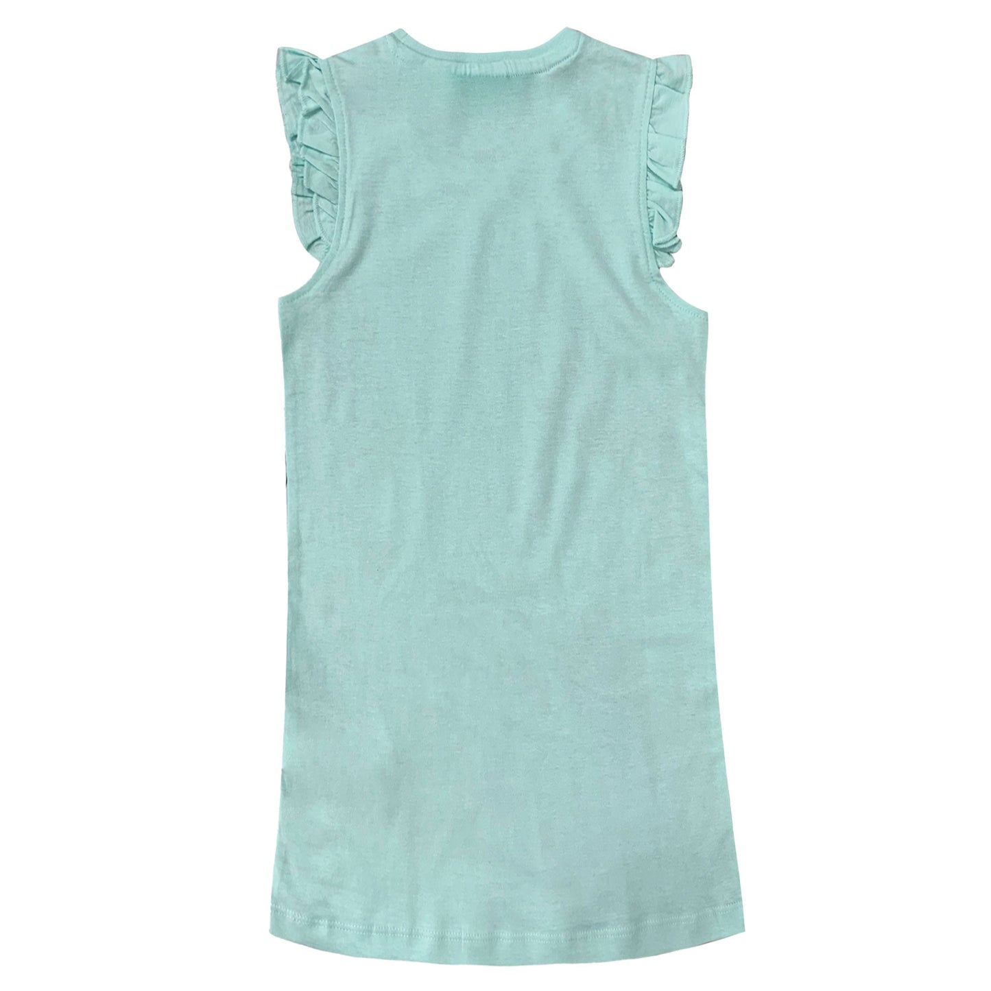 Camicia da notte bambina Disney Frozen Elsa canotta con rouches in cotone 6080