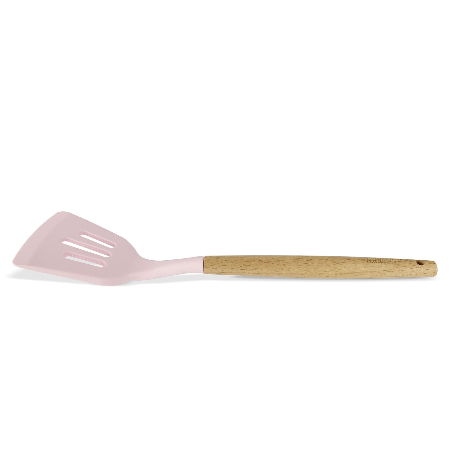 Paletta da cucina forata Isabelle Rose in silicone con manico in legno 6086