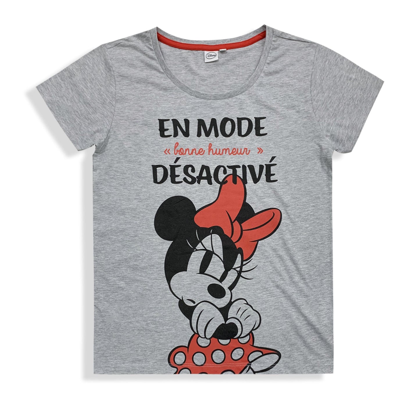 Pigiama corto donna Disney Minnie Mouse t-shirt e short in cotone estivo 6092