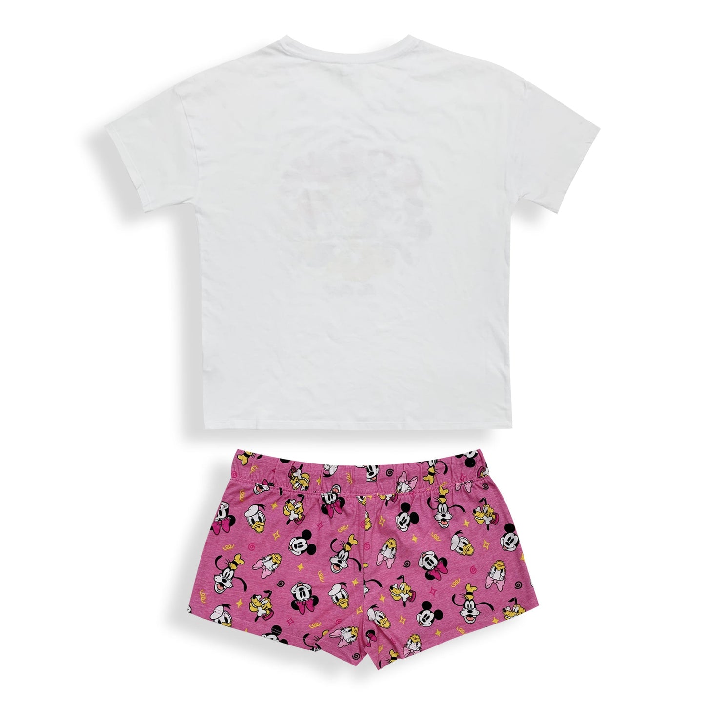 Pigiama corto donna Disney Mickey Mouse t-shirt e short in cotone estivo 6093