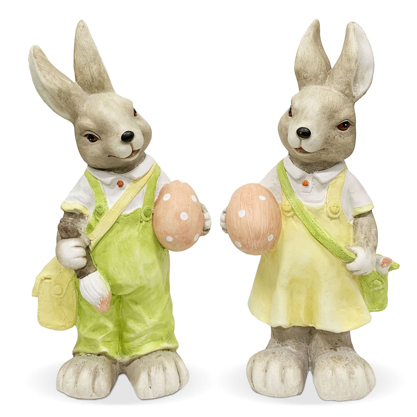 Coniglietto di Pasqua Decorazione pasquale in resina Nuvole di Stoffa 6118