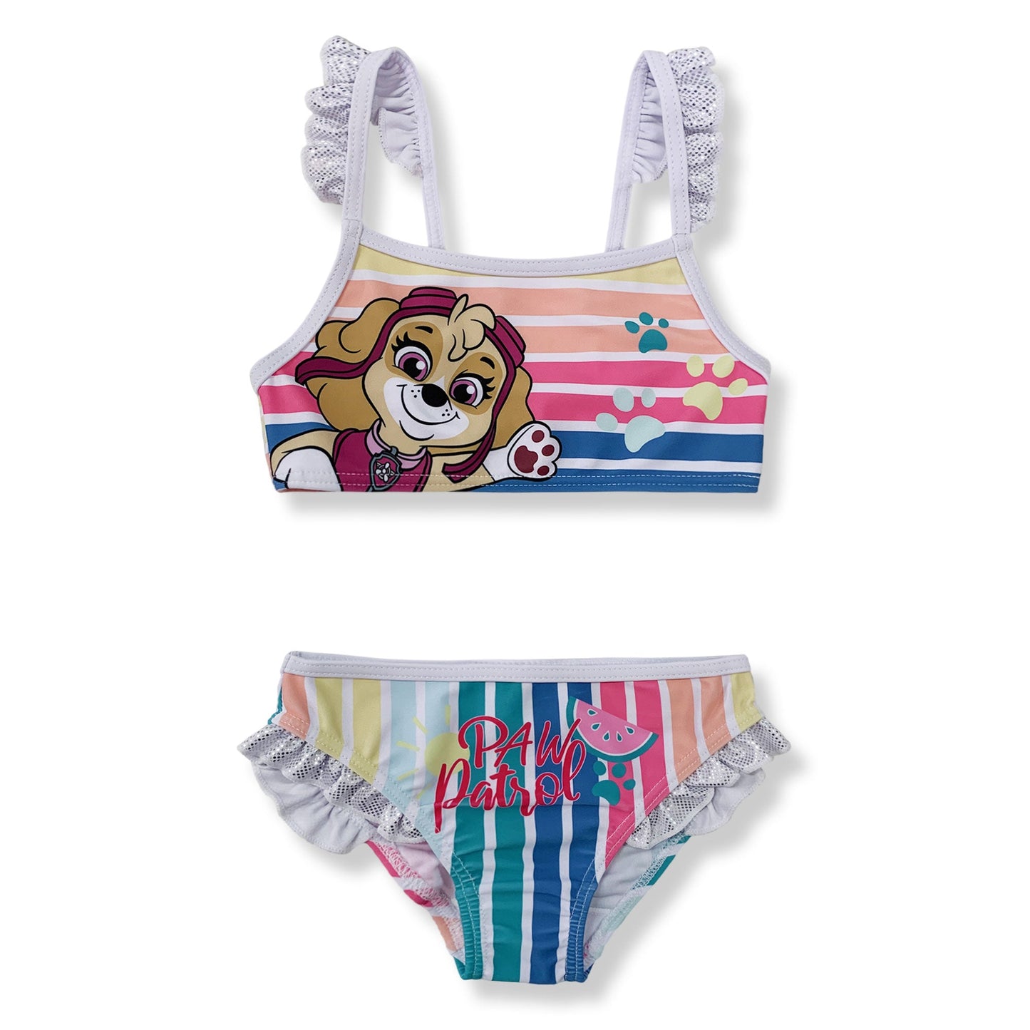 Costume da bagno bambina Paw Patrol due pezzi bikini mare 6152