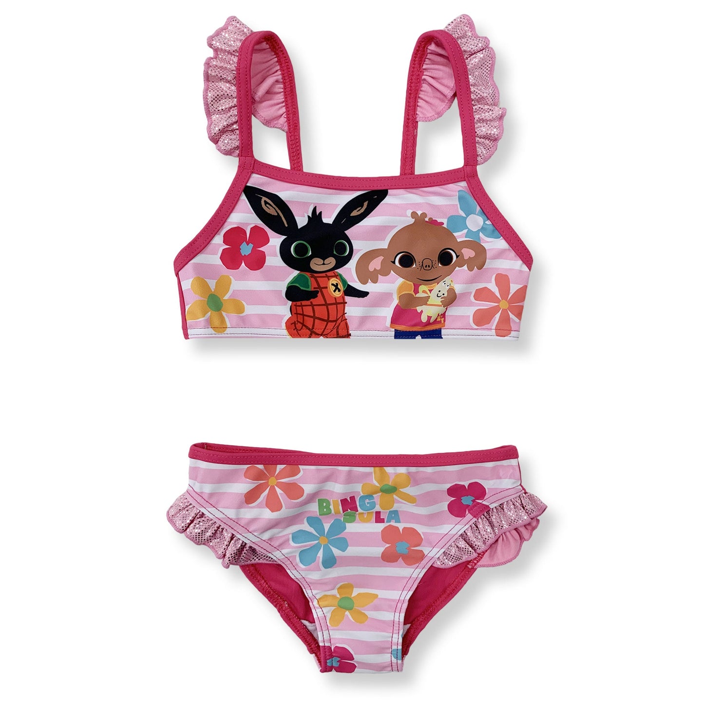 Costume da bagno bambina Bing e Sula due pezzi bikini mare 6154
